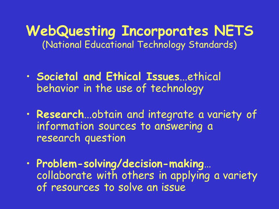 Ethics and Technology Use in Education